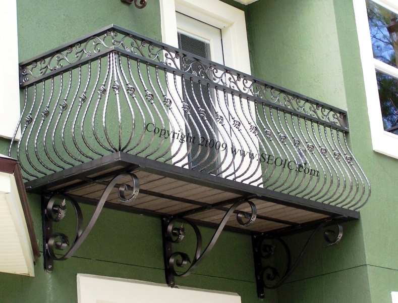 Aluminum Self Supporting Balcony Railing (#R-1)