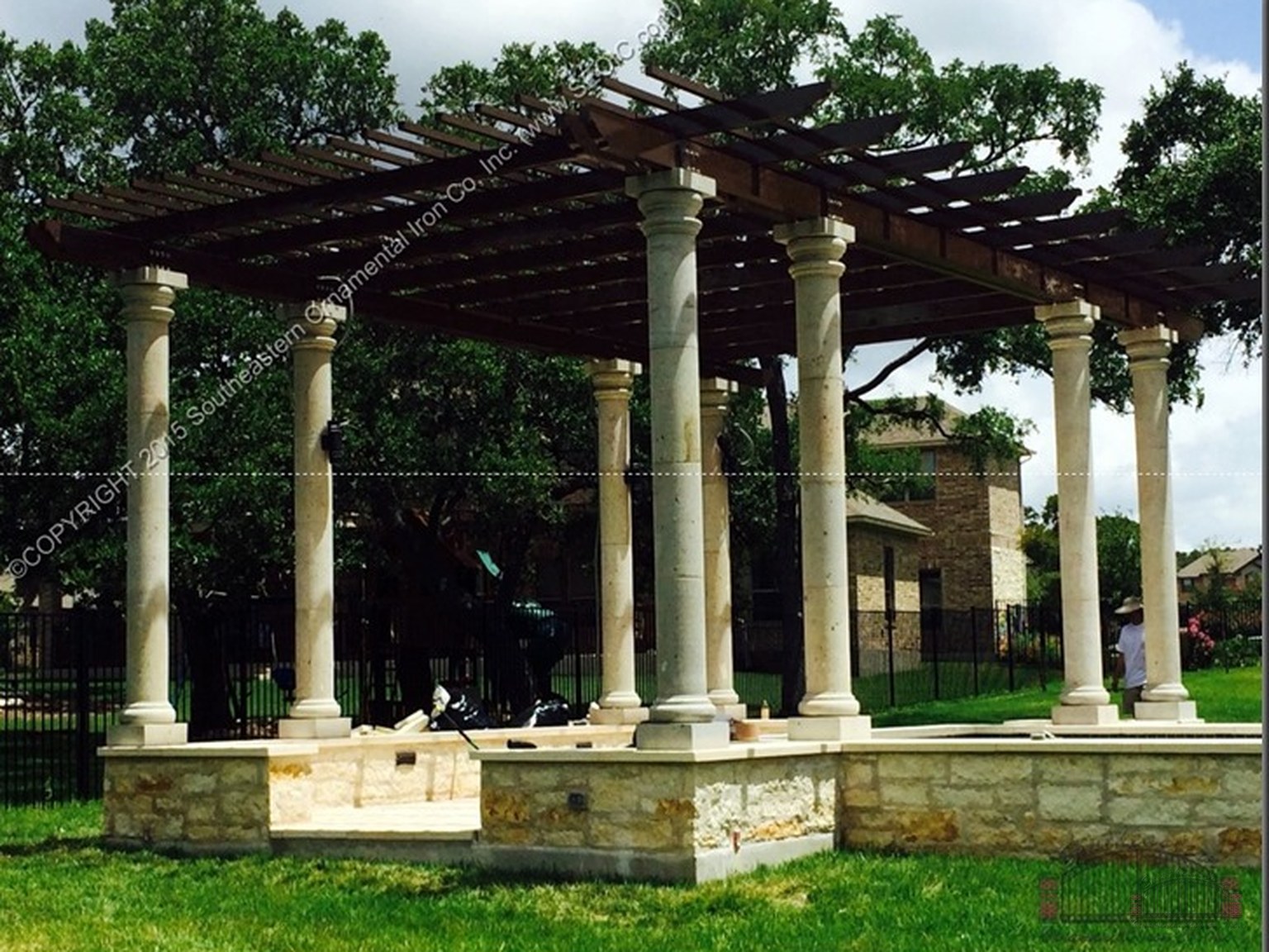 Aluminum Trellis Pergola (T-7)