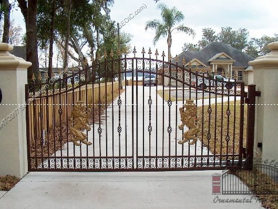 Custom Aluminum Driveway Gate (#VG-05)