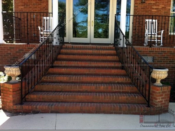 Radius Iron Porch Railing (PR-45)