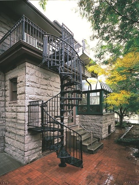 Victorian Cast-Aluminum Spiral Stair (SS-21)
